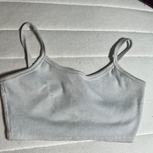 SHEIN white crop tank